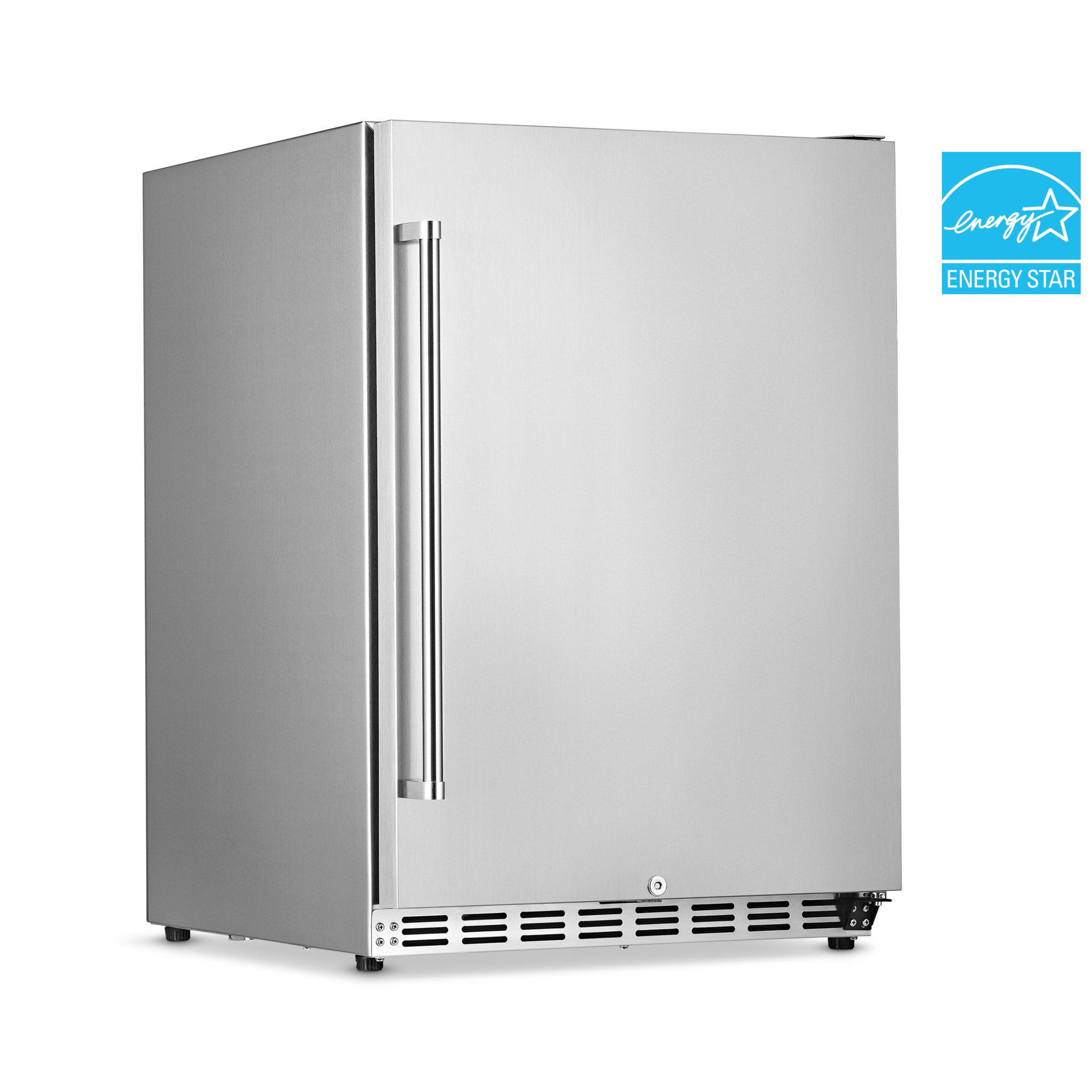 Newair, 24in. 5.3 Cu. Ft Commercial Built-in Beverage Fridge, Model# NCR053SS00